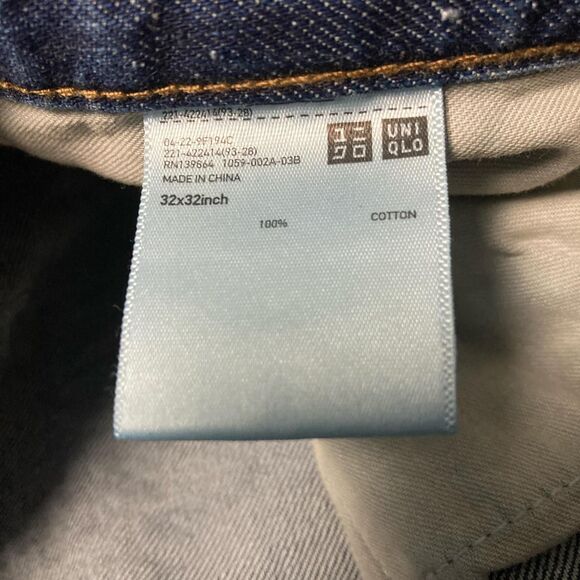 Uniqlo U Baggy Wide Leg Jeans Size 32x32 - Picture 6 of 8